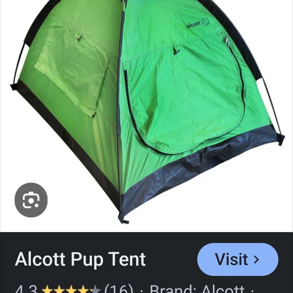 2 Alcott Green Pup Tents